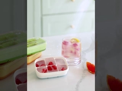 Ελαφρύ βάρος DIY Φορητό Σιλικόνιο Μίνι Ice Cube Mold 63g ομαλή απελευθέρωση