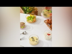 2024 Νέα κουζίνα Τροφίμων ερμητικά δοχεία Μικροκυμάτων Ασφαλές Υψηλό Βοροσιλικικό γυάλινο κουτί μεσημεριανού φαγητού